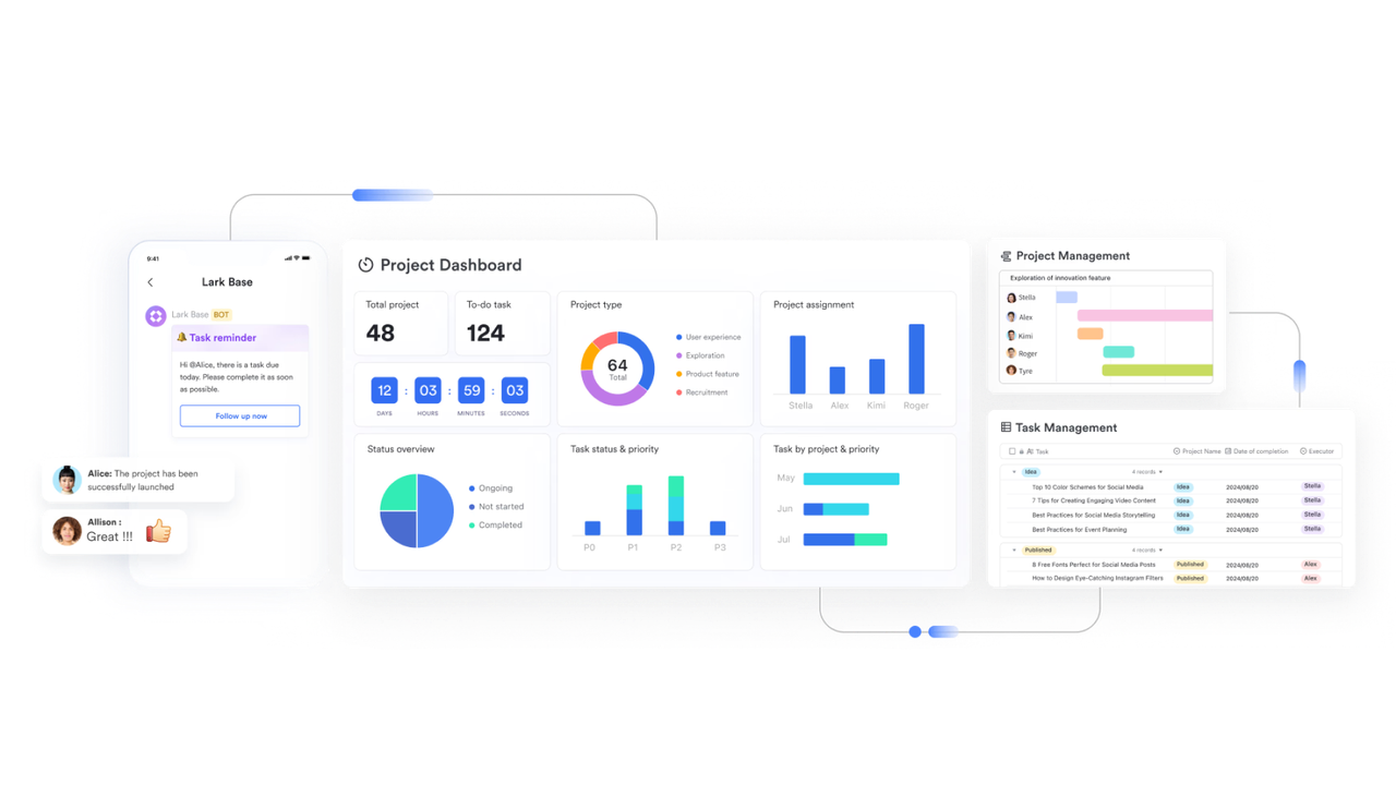 Lark Base collaborative campaign database