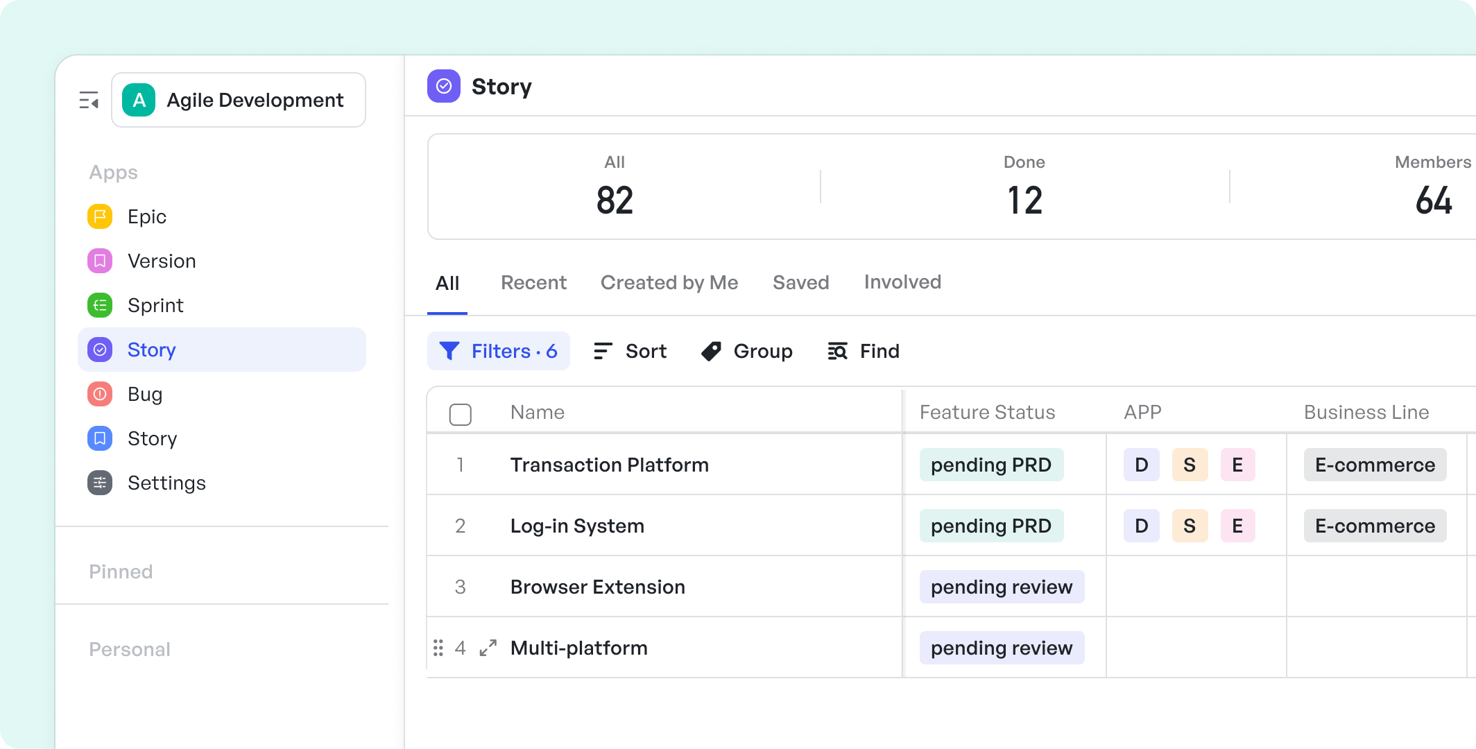 meegle agile story list