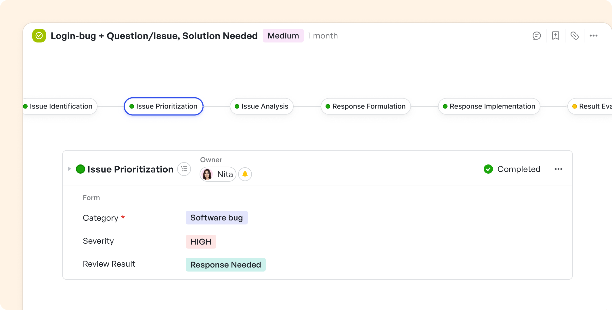 issue resolution workflow