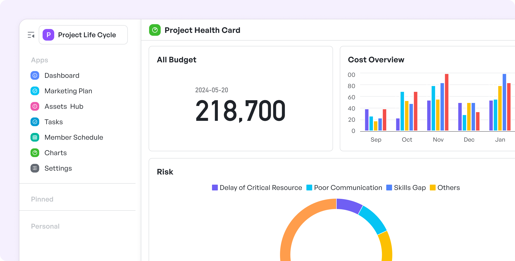 project monitoring template