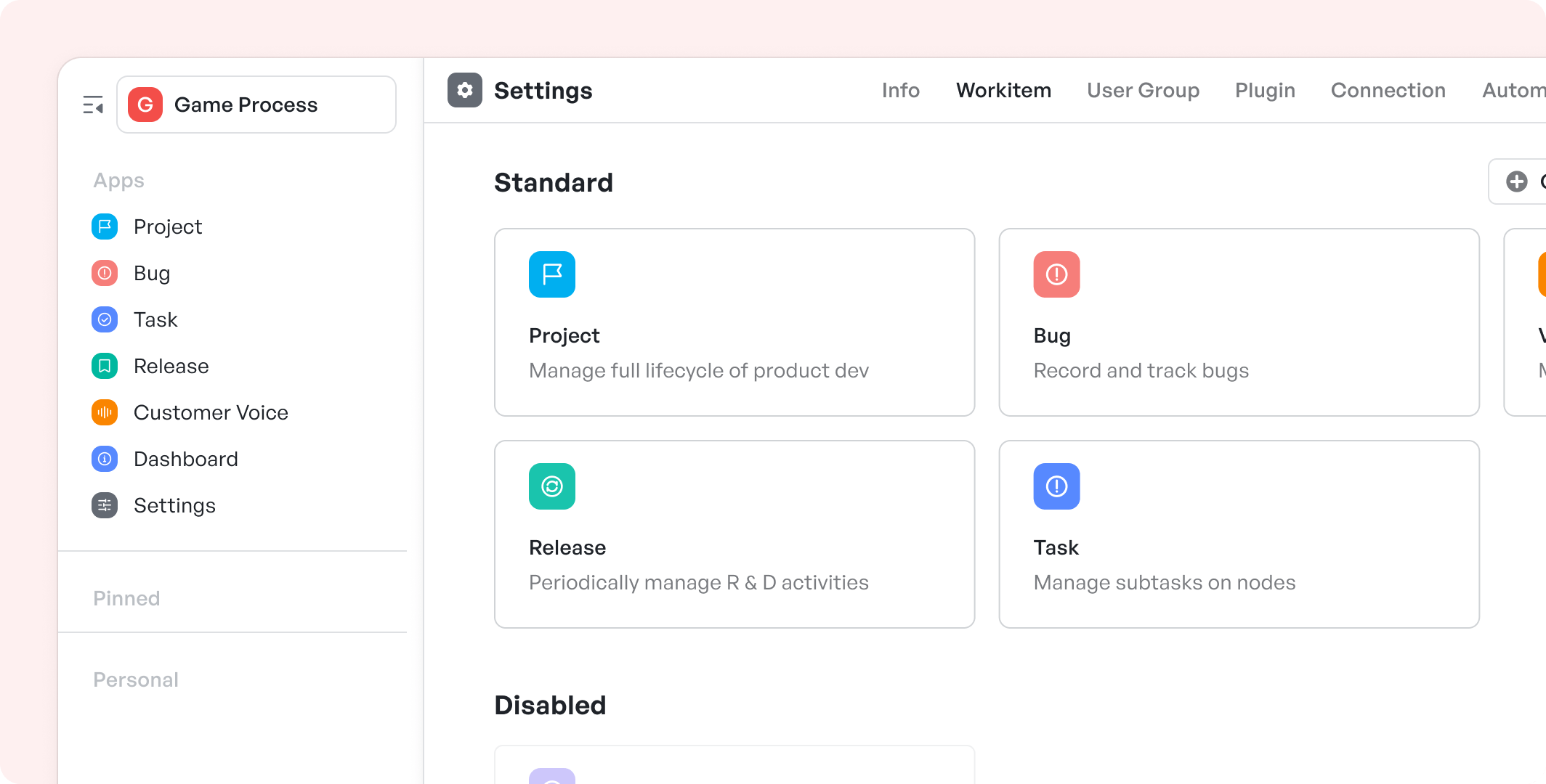 meegle game process management template work items