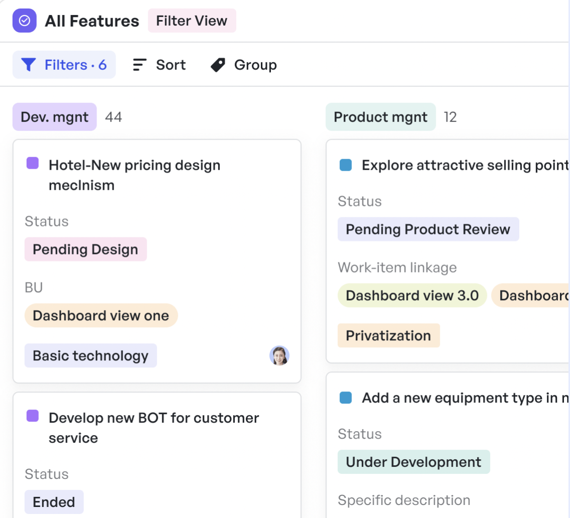B2B vs B2C product management comparison chart