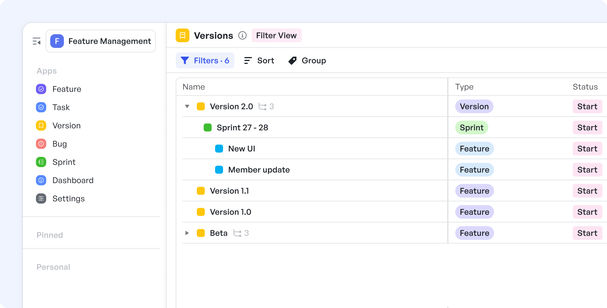 feature management