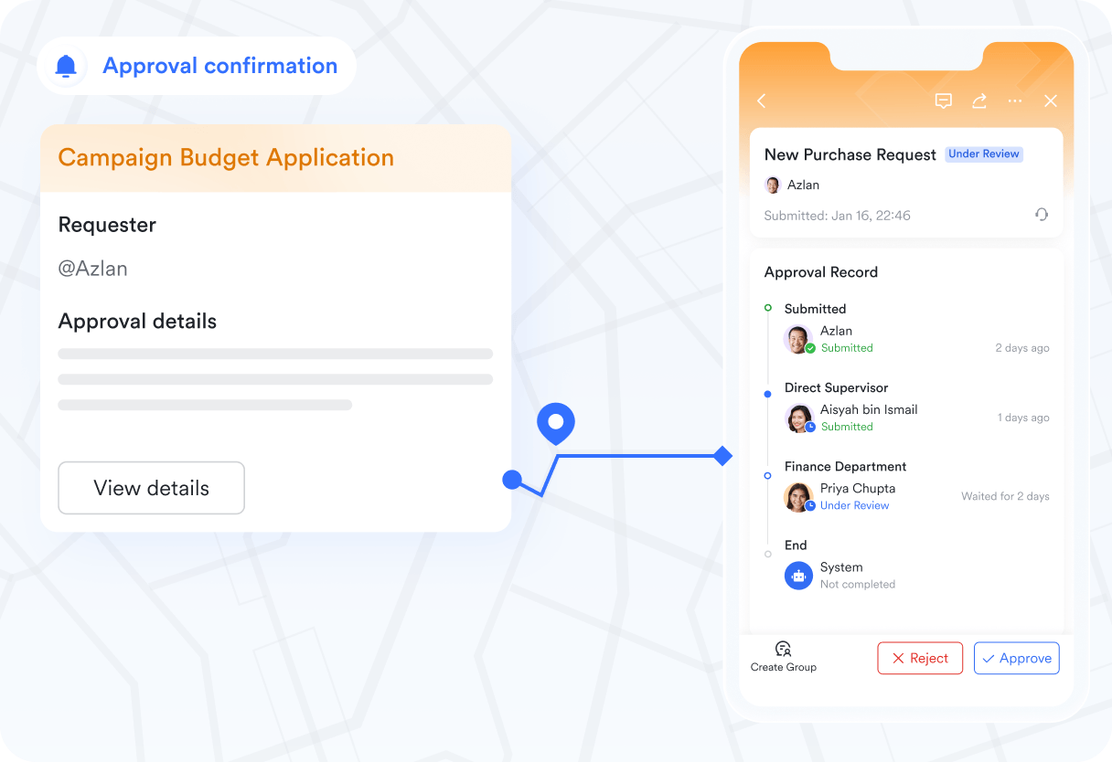 Lark Approval - Phê duyệt dễ dàng trên cả máy tính và thiết bị di động