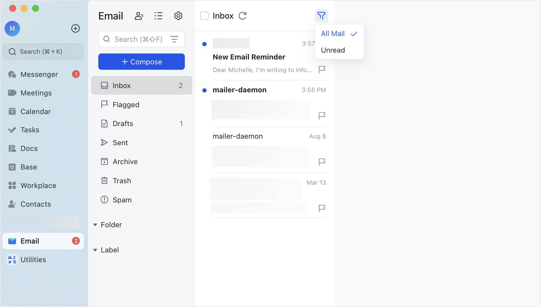 Get started with Lark Mail